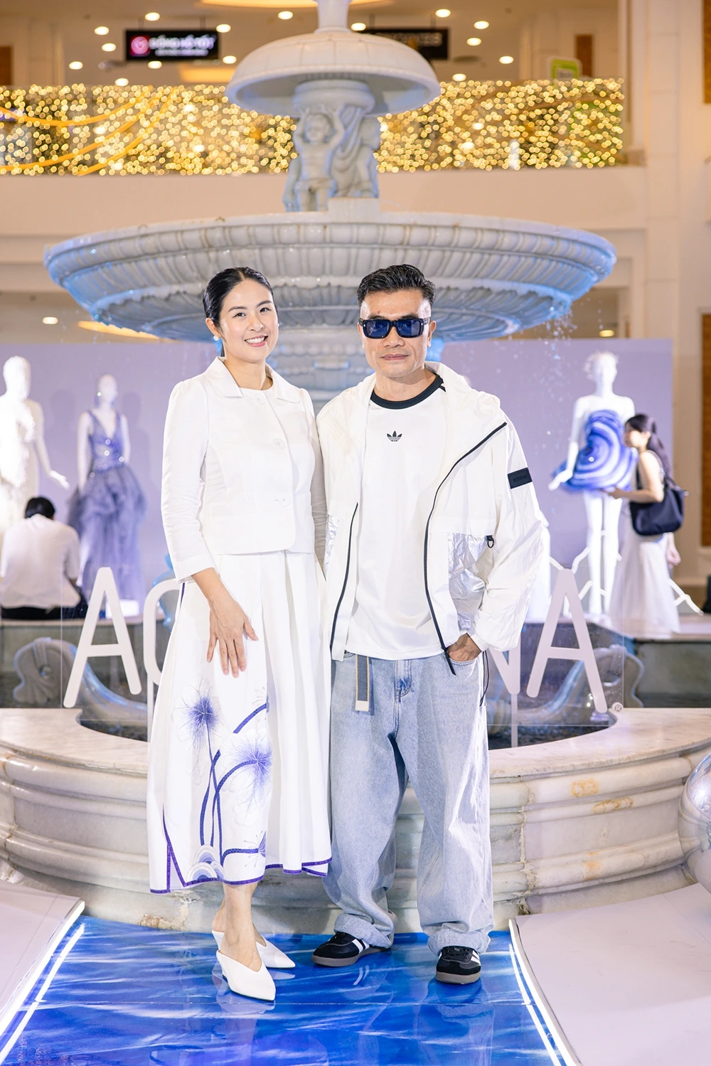 Hoa hậu Ngọc Hân cùng NTK Vũ Việt Hà xuất hiện rạng rỡ tại triển lãm