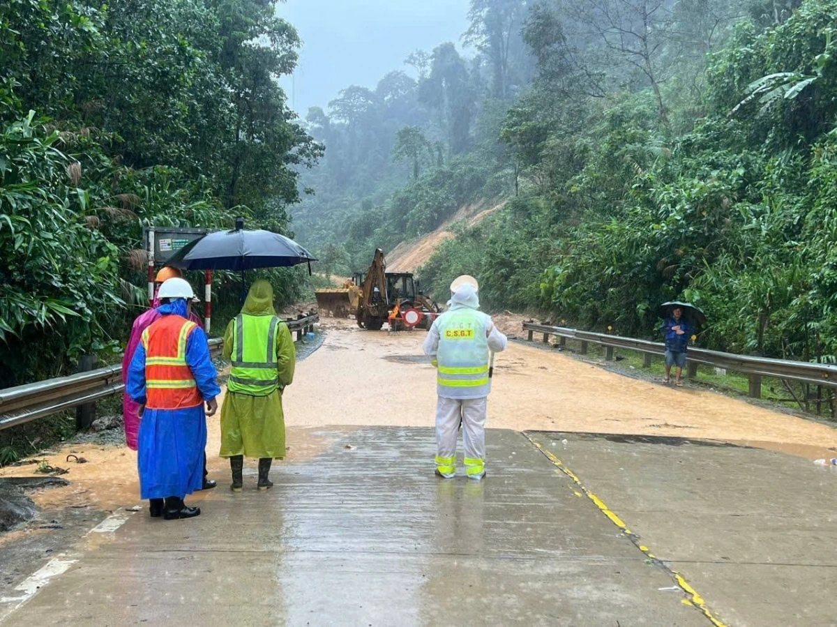 Sạt lở tại miền núi Quảng Trị