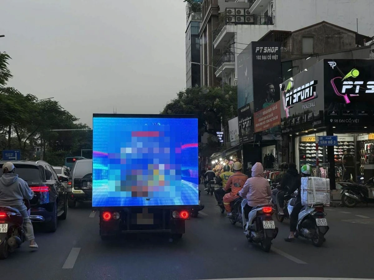 Hình ảnh xe vi phạm (Ảnh: CAHN)