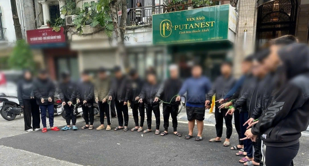 Các đối tượng bị bắt giữ