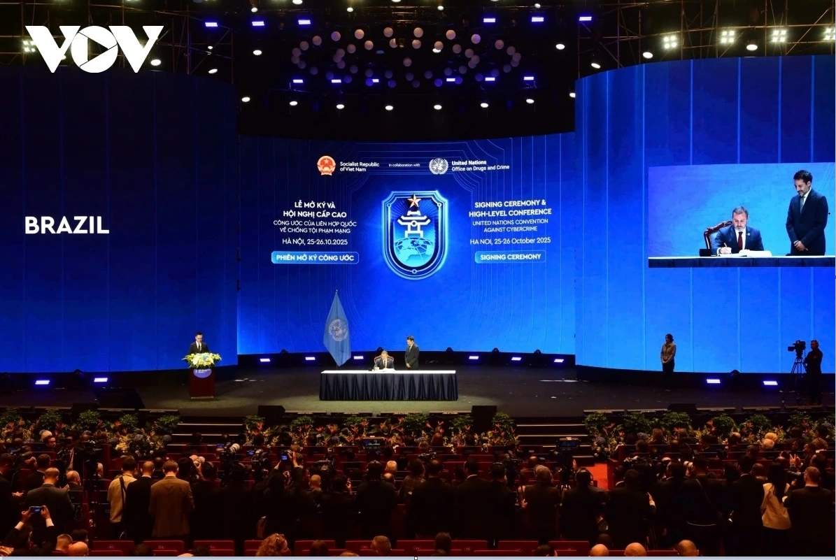 Công ước Liên Hợp Quốc về chống tội phạm mạng (Công ước Hà Nội), được chính thức mở ký tại Hà Nội vào ngày 25–26/10/2025