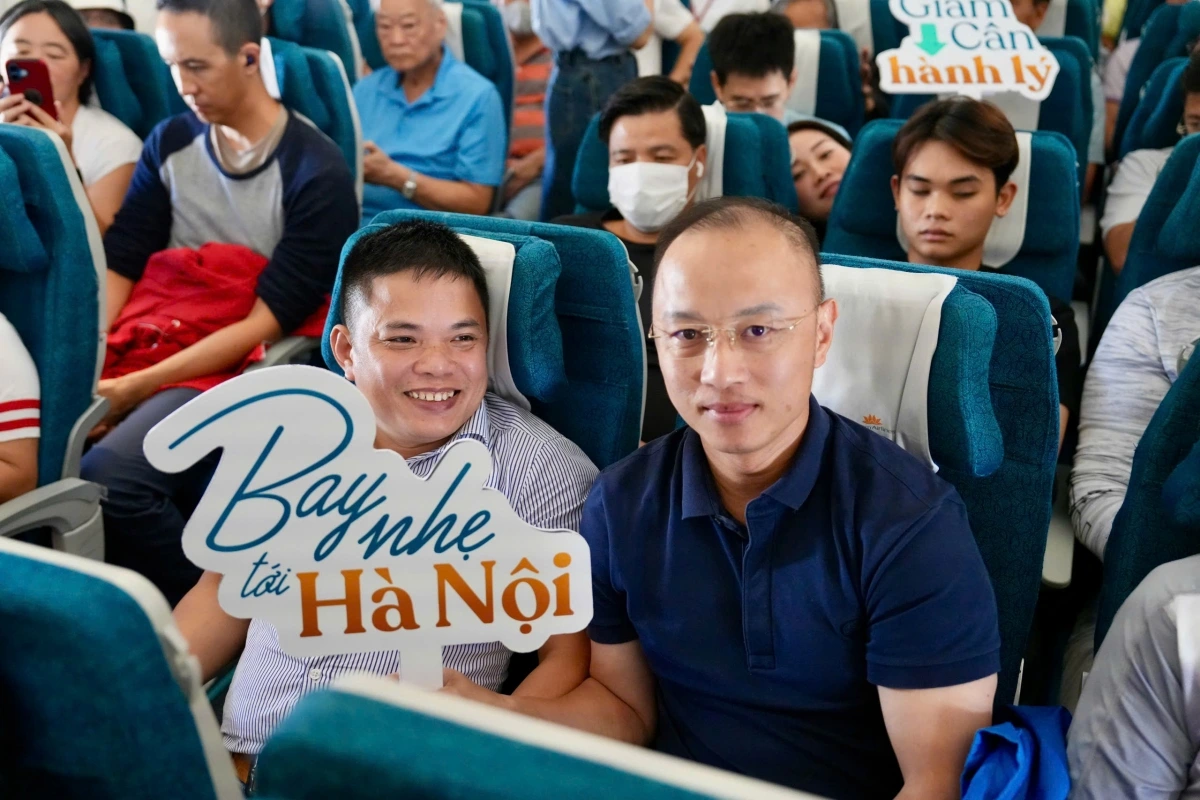 "Bay nhẹ tới Hà Nội" là chuyến bay áp dụng các giải pháp xanh trên mọi khâu vận hành.