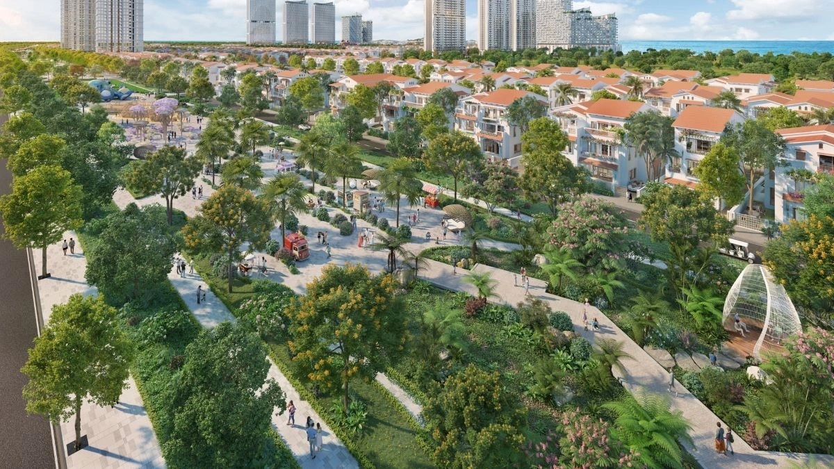 Phân khu thấp tầng Casa điểm đến an cư và đầu tư bền vững (Ảnh phối cảnh: Sun Property)