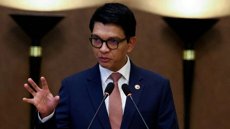 Tổng thống Madagascar Andry Rajoelina. Ảnh: Reuters