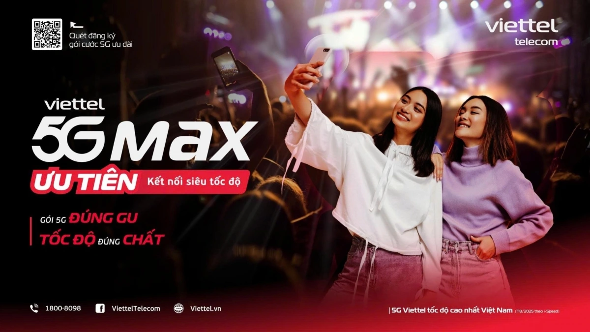 Viettel ra mắt hệ gói cước 5GMAX
