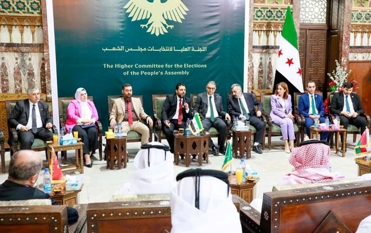 Ủy ban Bầu cử cấp cao của Syria nhóm họp để chuẩn bị bầu cử. Ảnh: Rudaw