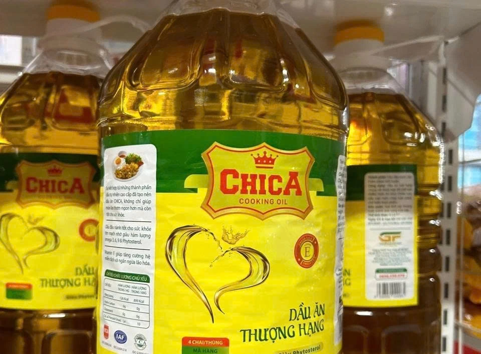 Dầu thực vật CHICA được xác định là hàng giả, kém chất lượng