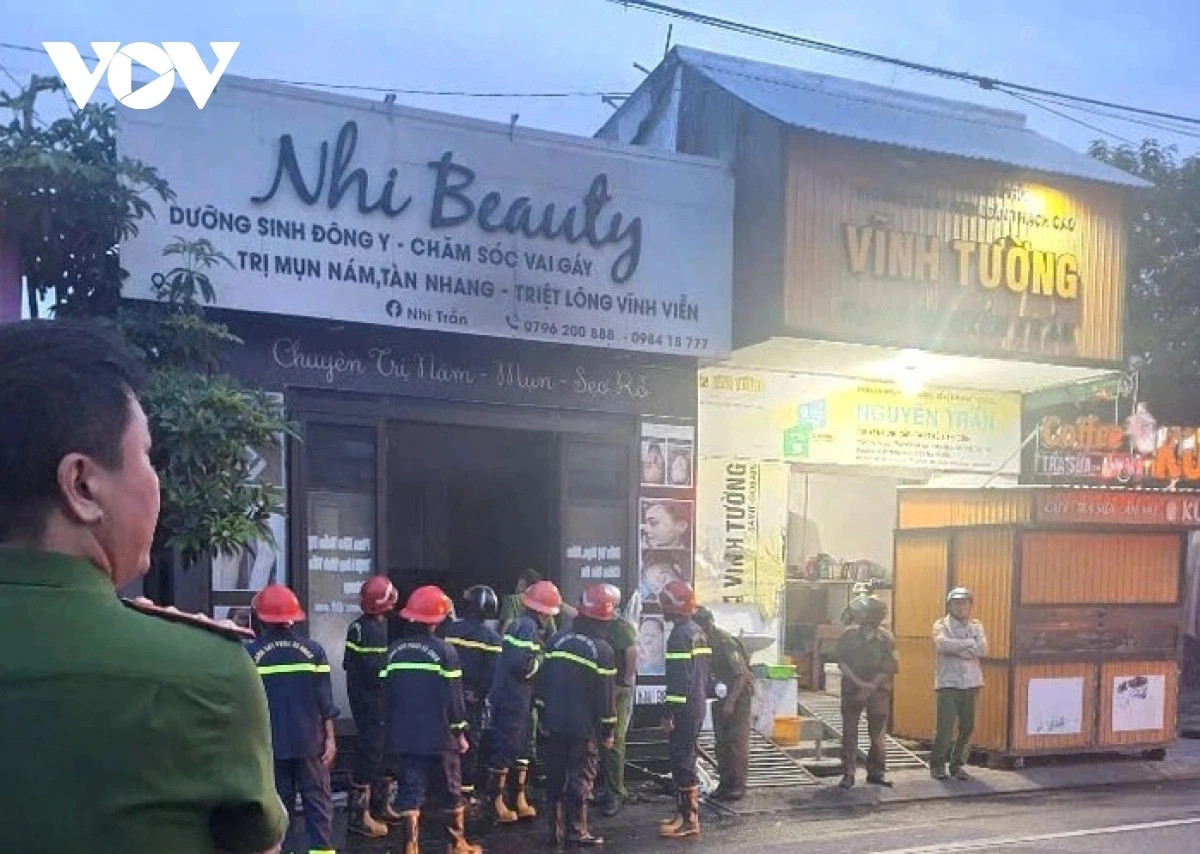 Hiện trường vụ hỏa hoạn