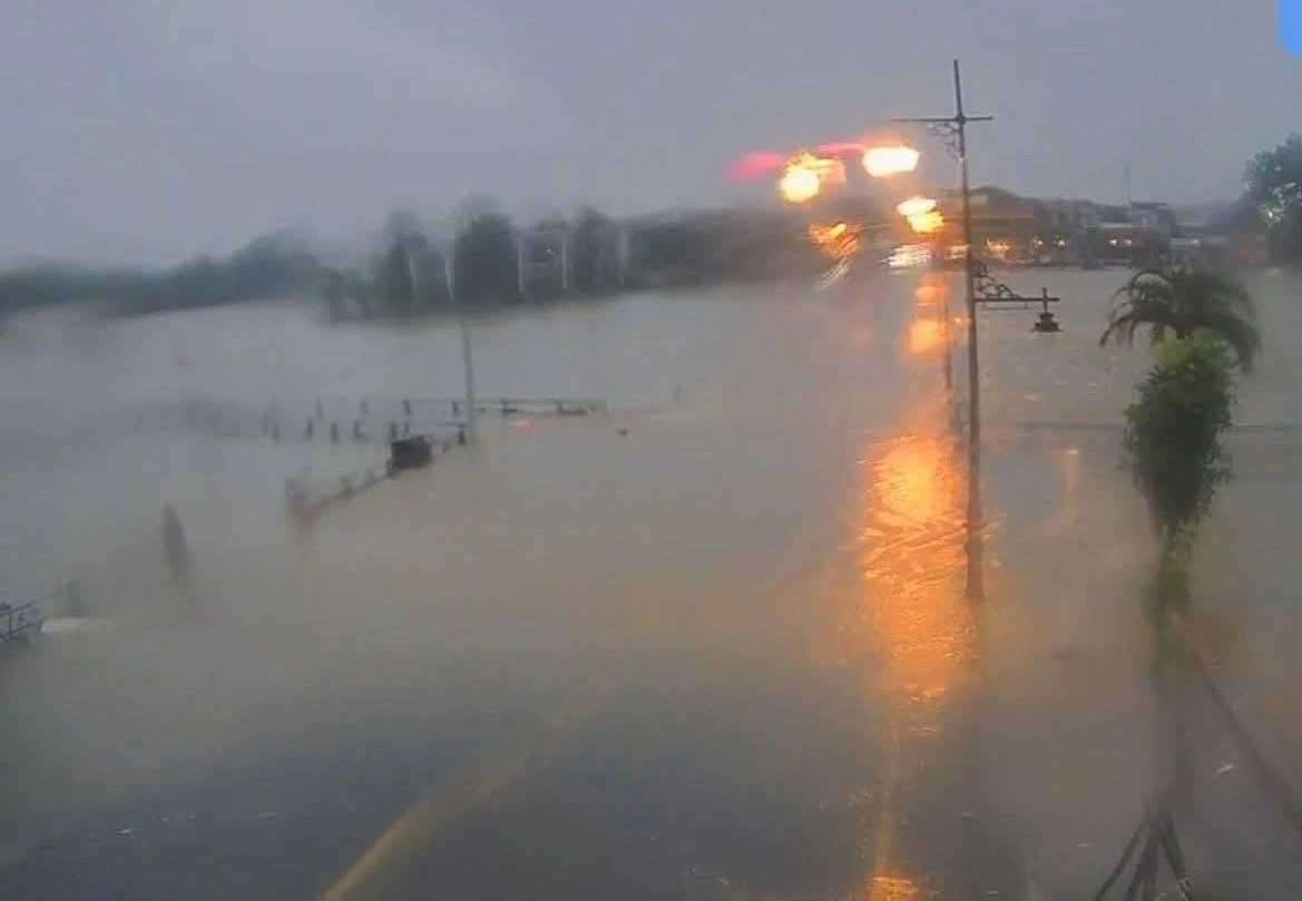 Khu vực Đập Đá, phường Vĩ Dạ thành phố Huế bị ngập