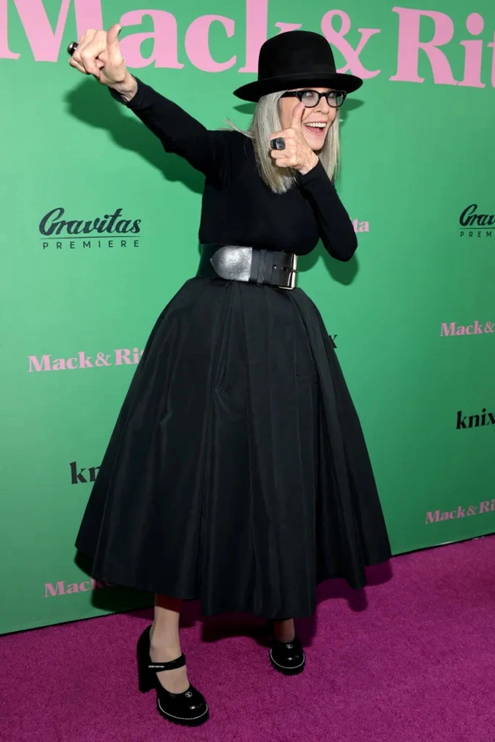 25: Diane Keaton tham dự buổi ra mắt phim “Mack And Rita” tại NeueHouse Los Angeles ngày 10/8/2022. (Ảnh: Jon Kopaloff/Getty Images)