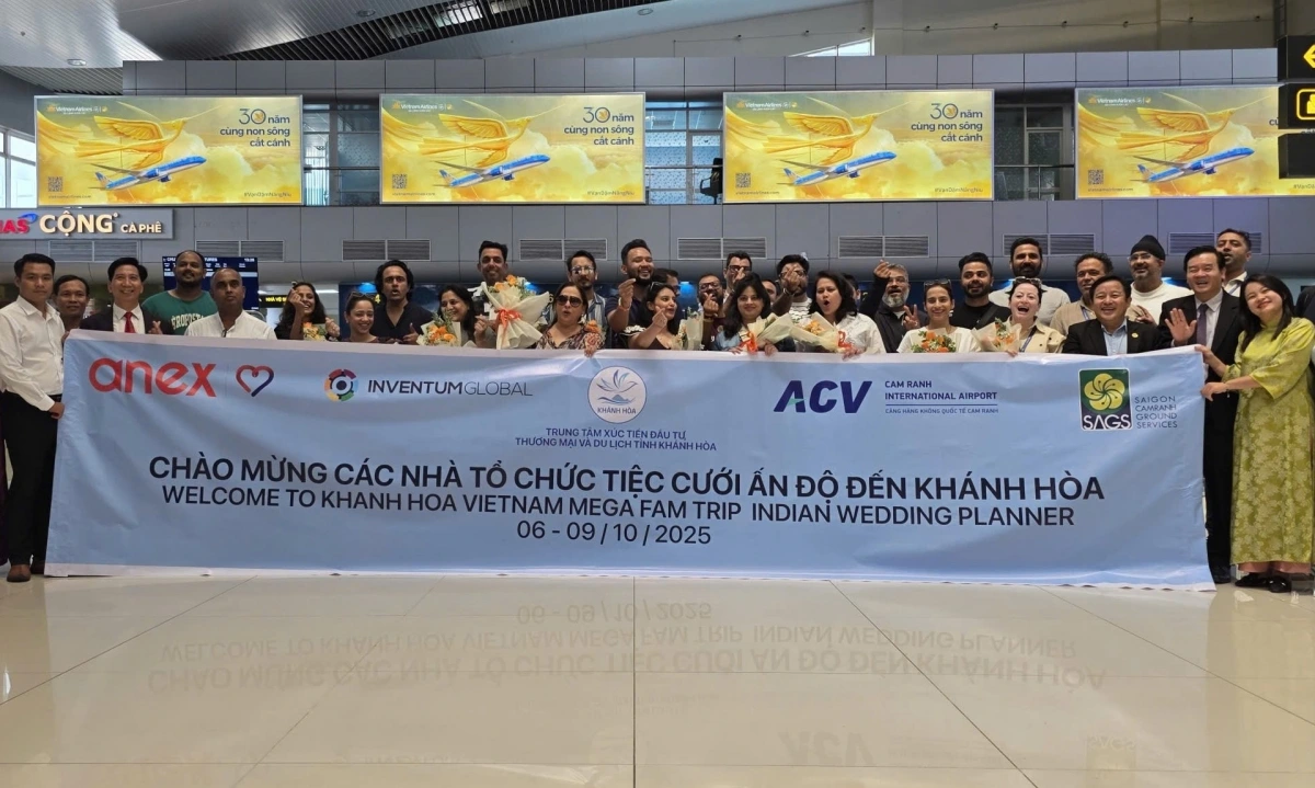 Tỉnh Khánh Hòa đón đoàn các nhà tổ chức tiệc cưới Ấn Độ