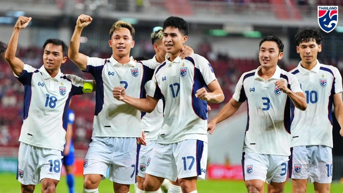 ĐT Thái Lan nguy cơ phải "ngồi nhà" xem Asian Cup 2027. (Ảnh: Changsuek)