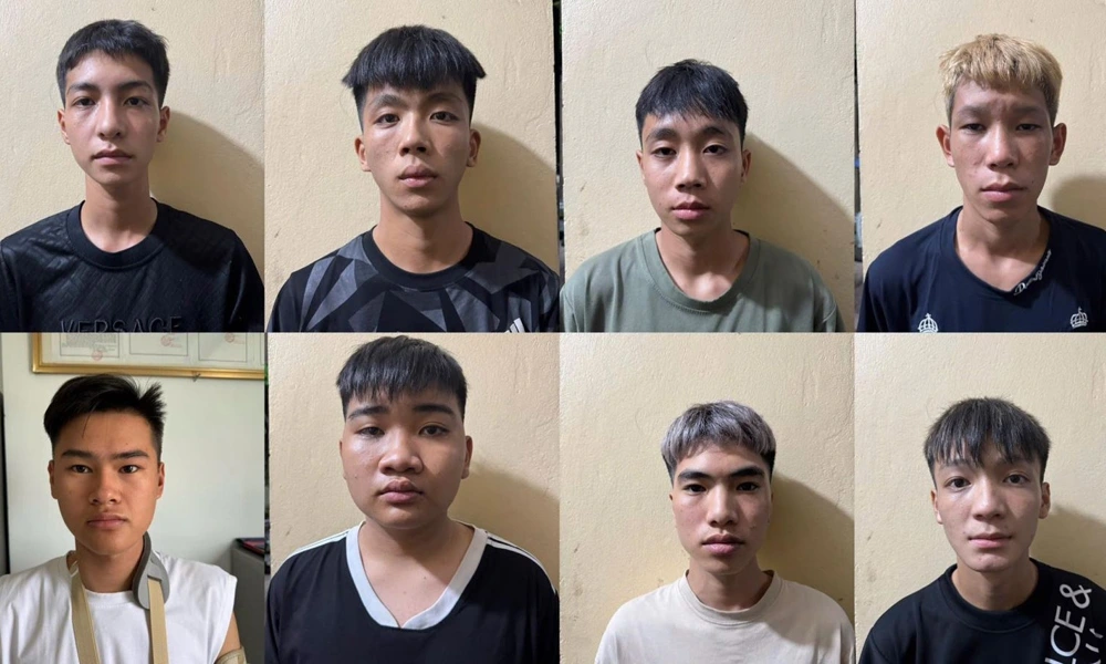 Các đối tượng trong vụ việc gây rối trật tự công cộng