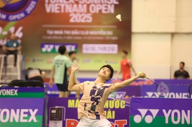 Vietnamese badminton player Nguyen Hai Dang (Photo: Doc Lap/thanhnien.vn)