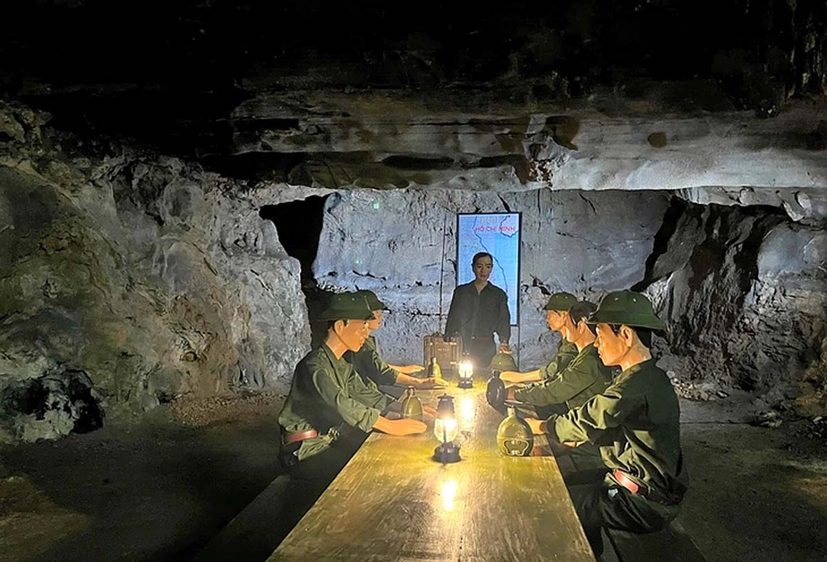 Đây là nơi các cán bộ, chiến sĩ Binh trạm 14 tiếp nhận và vận chuyển hàng nghìn tấn hàng hóa, vũ khí, lương thực chi viện cho chiến trường miền Nam. (Ảnh: đơn vị cung cấp)