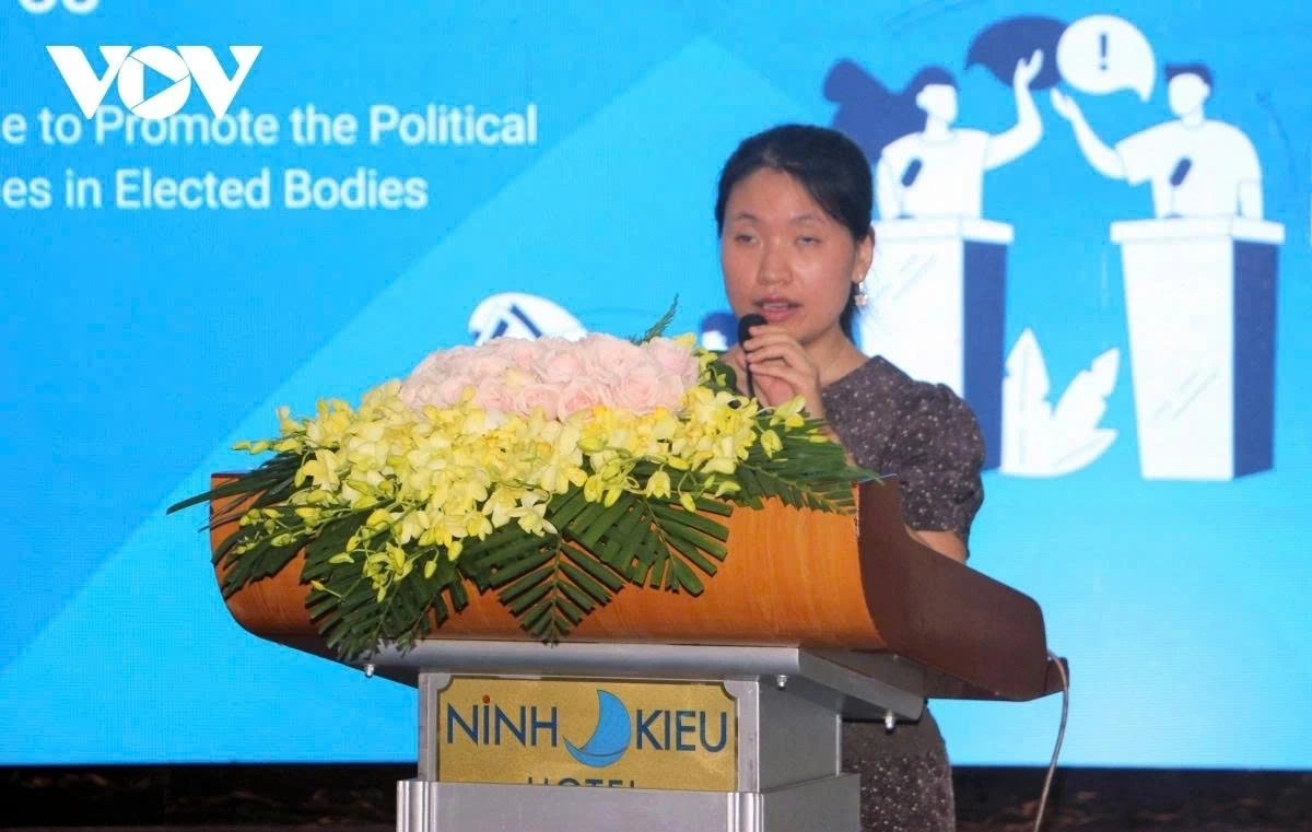Chị Đào Thu Hương, Cán bộ Dự án Hòa nhập người khuyết tật của Chương trình Phát triển Liên Hiệp Quốc (UNDP) tại Việt Nam