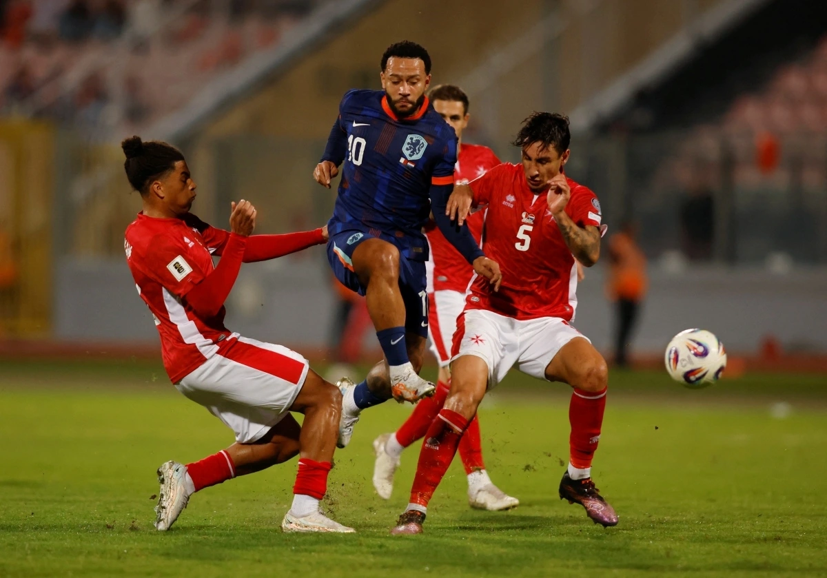 Hà Lan thắng dễ Malta (Ảnh: Reuters).