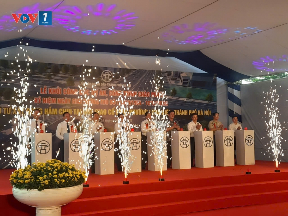 Hà Nội khởi công dự án hầm chui tại nút giao Cổ Linh