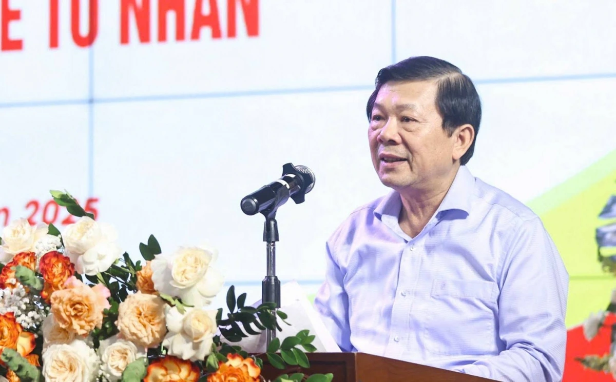 Ông Nguyễn Hữu Dũng, Ủy viên Đoàn Chủ tịch, Phó Chủ nhiệm Hội đồng tư vấn về Kinh tế, nguyên Phó Chủ tịch Ủy ban TW MTTQ Việt Nam. Ảnh: Quang Vinh