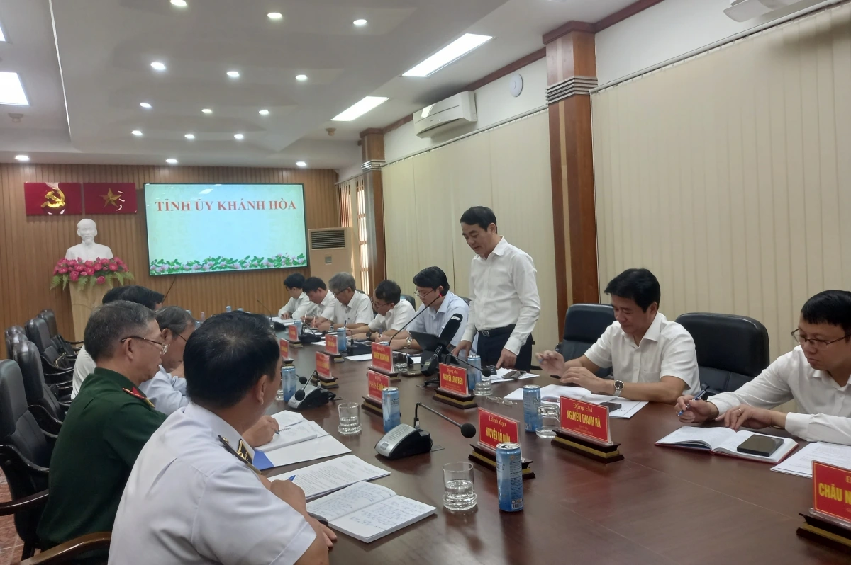 Lãnh đạo tỉnh Khánh Hòa làm việc với các đơn vị Học viện, Nhà trường đề nghị hỗ trợ nhân lực CNTT cho các xã, phường