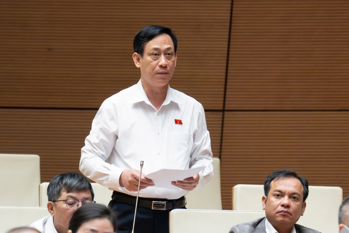 Đại biểu Mai Văn Hải, đoàn Thanh Hóa (Ảnh: Quốc hội)