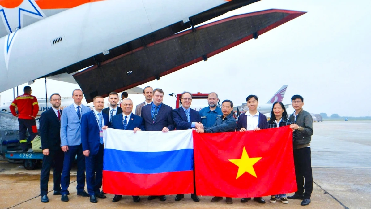 Chuyến hàng viện trợ thể hiện tình hữu nghị giữa 2 nước Nga và Việt Nam