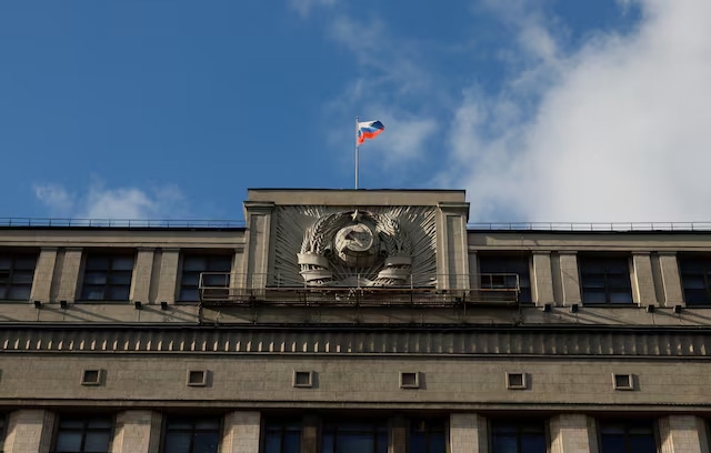 Trụ sở Duma Quốc gia (Hạ viện Nga), tại Moscow, ngày 17/10/2024. Ảnh: Reuters
