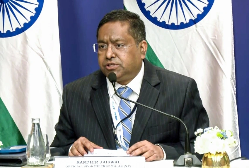Người phát ngôn của Bộ Ngoại giao Ấn Độ Randhir Jaiswal. Ảnh: ANI