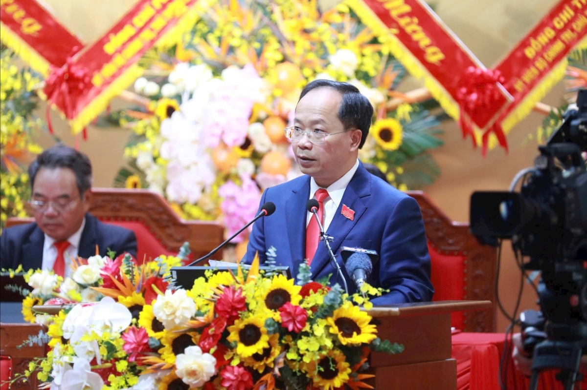 Bí thư Tỉnh ủy Nguyễn Duy Lâm. (Ảnh: Cổng Thông tin điện tử UBND tỉnh Hà Tĩnh)