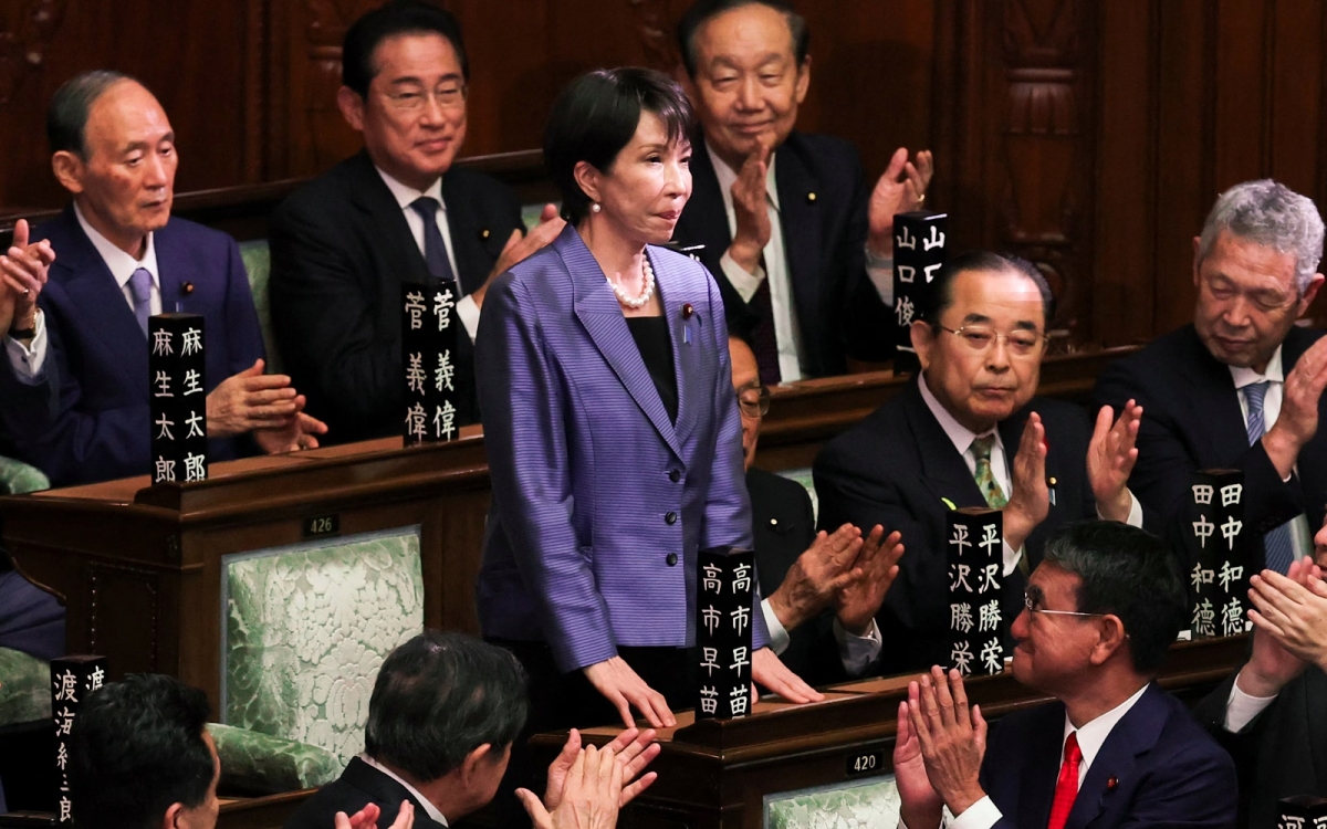 Nữ Thủ tướng Nhật Bản Takaichi Sanae. Ảnh: Reuters.
