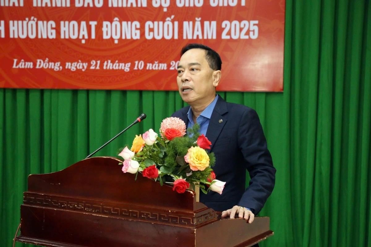 Ông Lê Huy Toàn, tân Chủ tịch Hội Nhà báo tỉnh Lâm Đồng. Ảnh: N.L