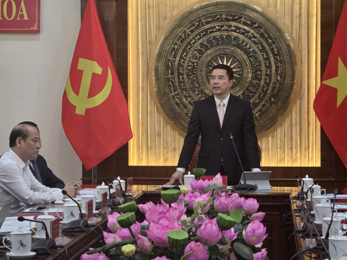 Nguyễn Hồng Phong Phó Bí thư Thường trực Tỉnh ủy Thanh Hóa.