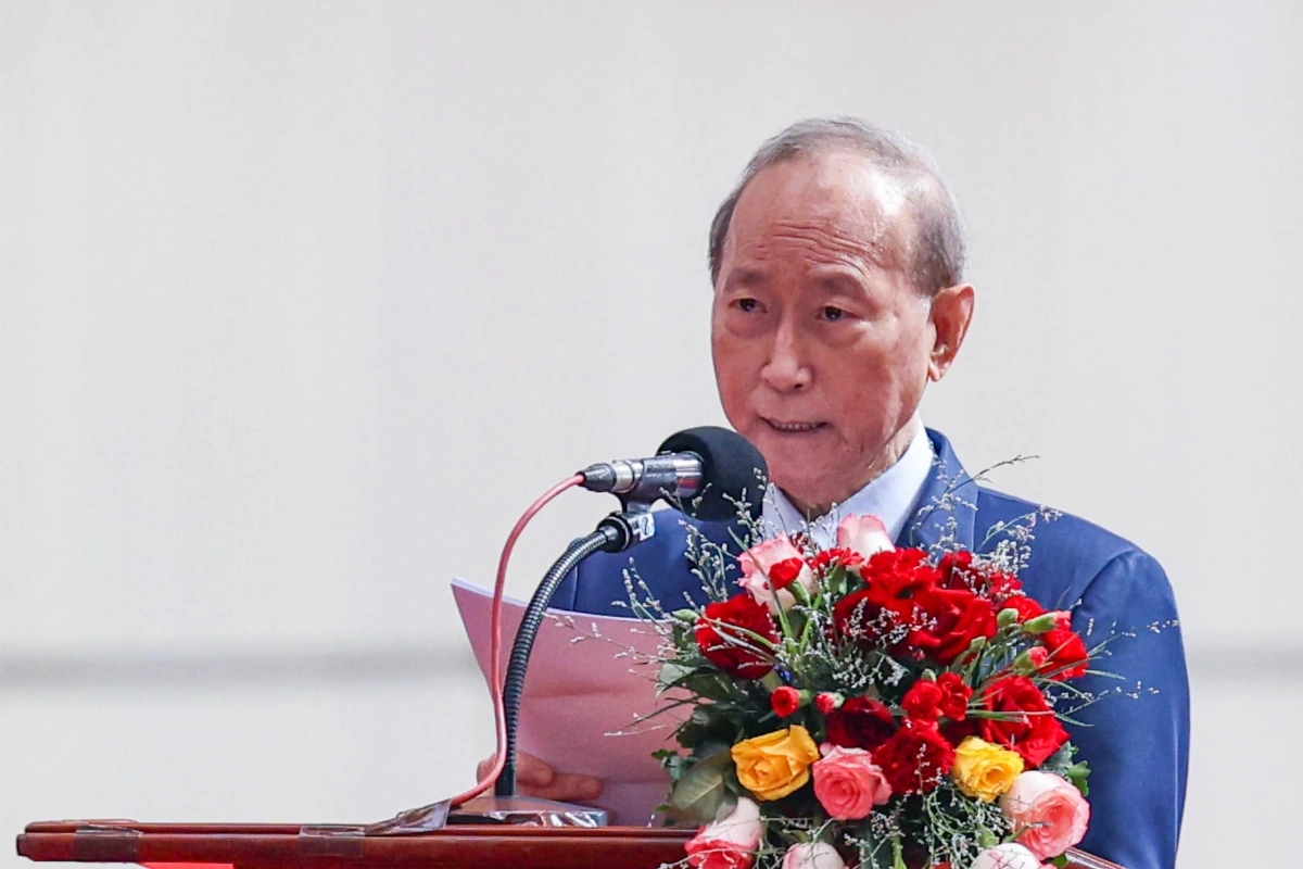 Ông Pung Kheav Se, người sáng lập tập đoàn Đầu tư Campuchia Hải ngoại (OCIC), chủ đầu tư dự án Sân bay Quốc tế Techo