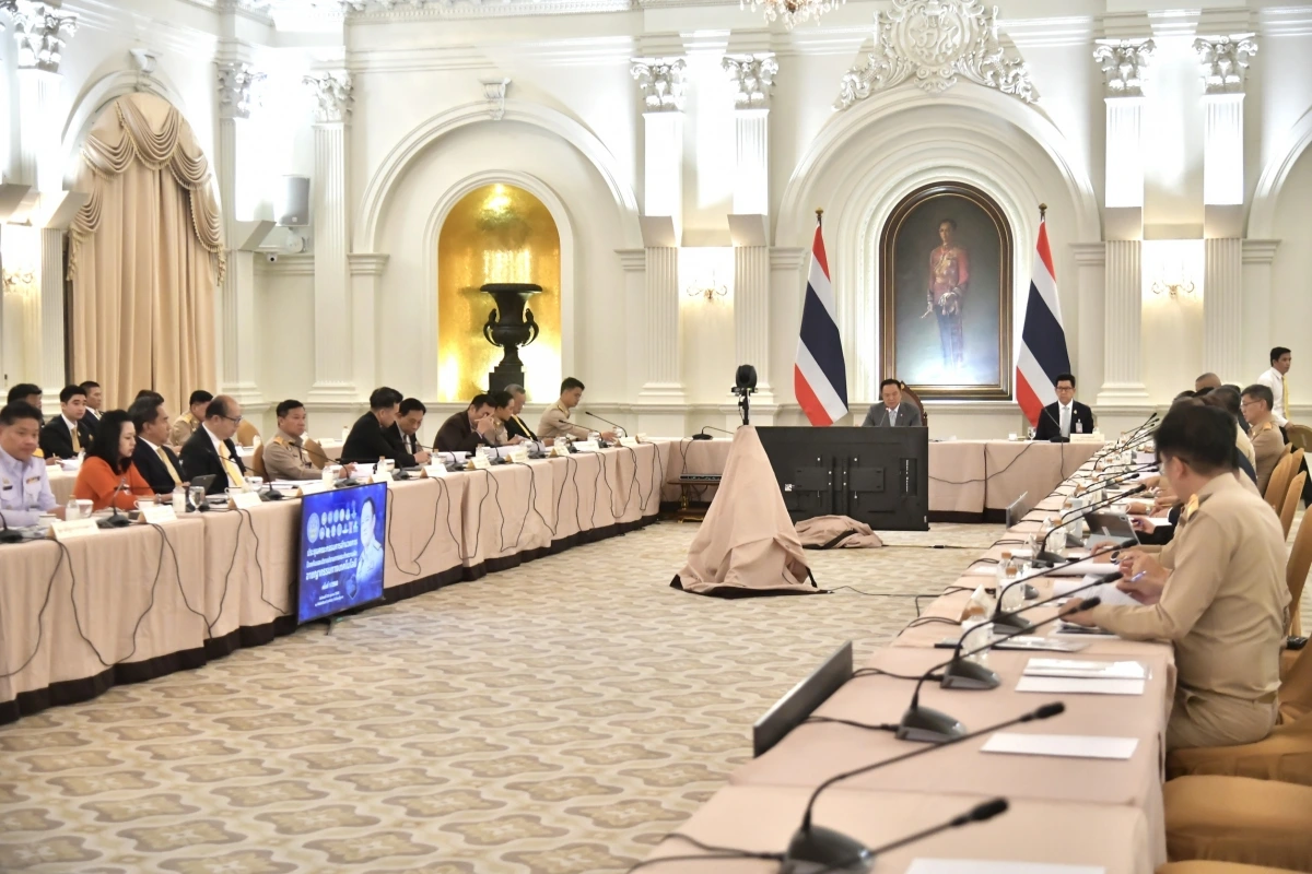 Phiên họp đầu tiên của Ủy ban Phòng chống Tội phạm Công nghệ chiều 20/10/2025. Ảnh: VP Chính phủ Thái Lan