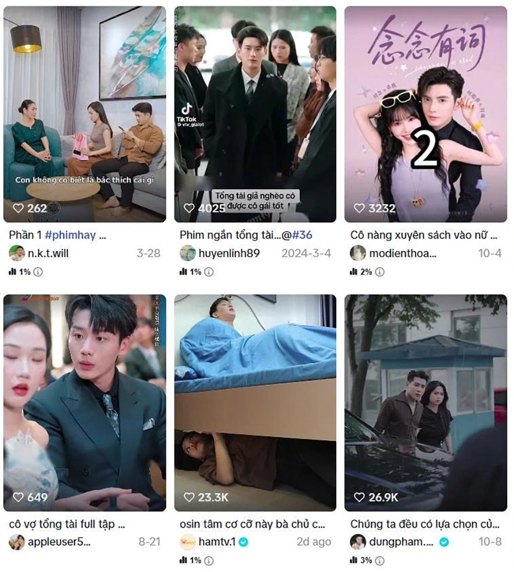 Tràn ngập phim ngắn gây sốc, câu view trên mạng xã hội (Ảnh chụp màn hình)