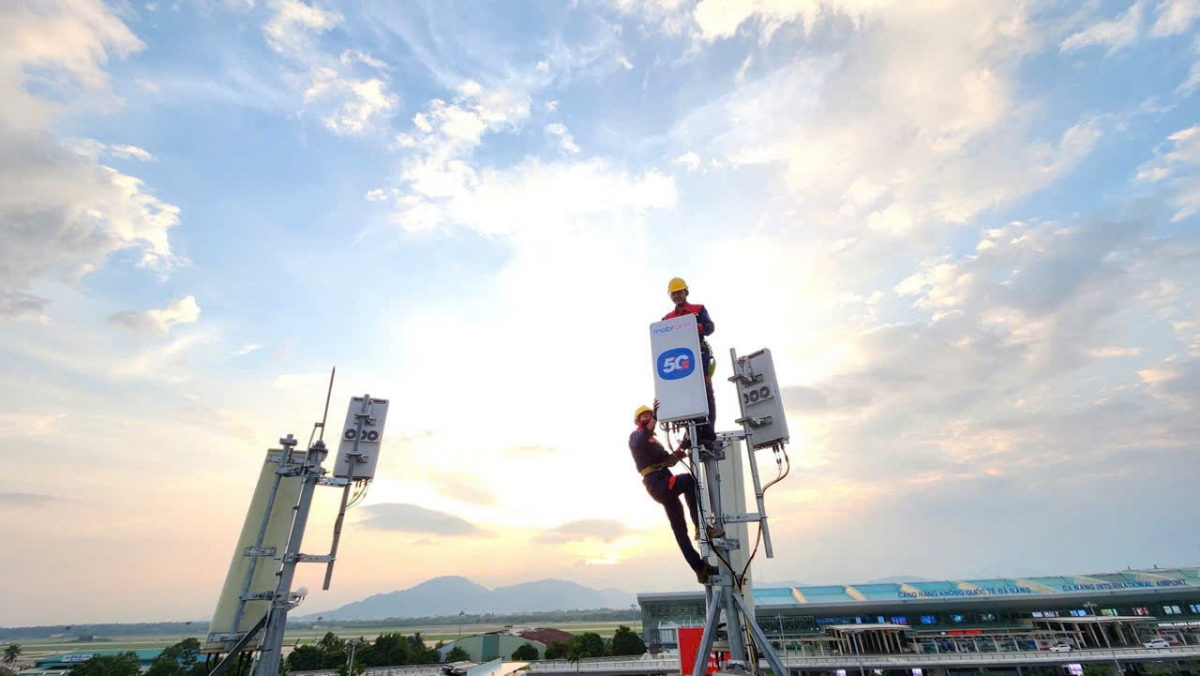 Một điểm phát sóng 5G tích hợp 4G, 3G thương mại đầu tiên tại sân bay quốc tế Đà Nẵng