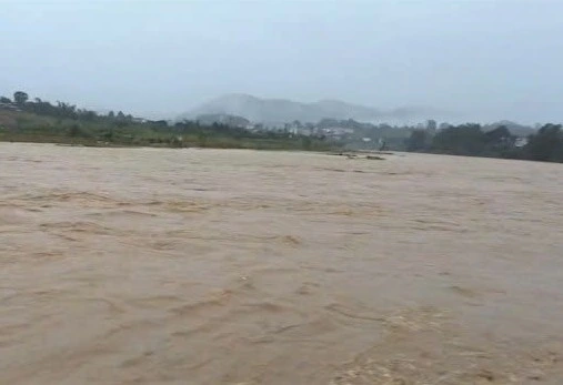 Sông Pô Kô, đoạn qua thôn 14A, xã Đăk Pék, tỉnh Quảng Ngãi.