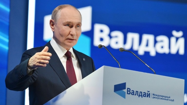 Tổng thống Nga Putin. Ảnh: RT