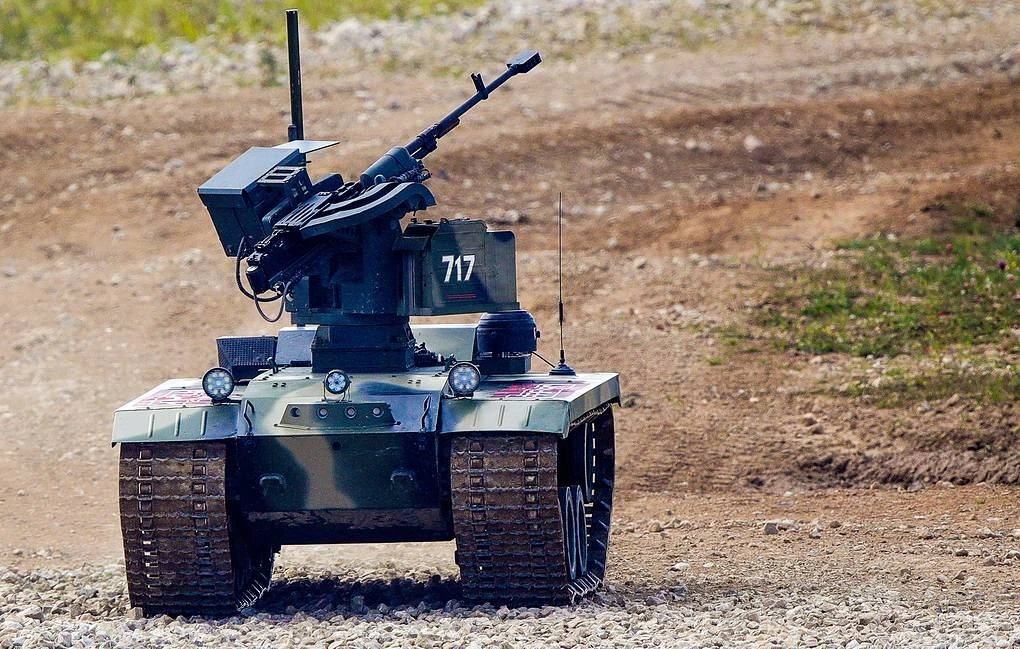 Robot mặt đất. Ảnh: TASS