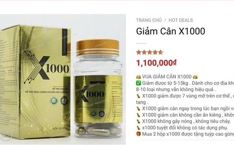 Giảm cân X1000 - 1 sản phẩm của Ngân 98
