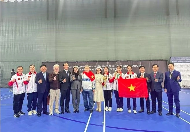 Vietnam People's Public Security Sport team  (Photo: anninhthudo.vn)