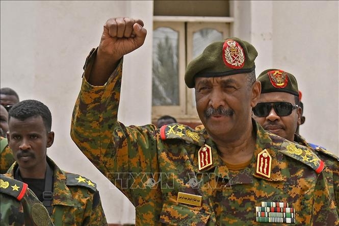 Tổng Tư lệnh Các lực lượng vũ trang Sudan, Tướng Abdel Fattah al-Burhan. Ảnh: AFP/TTXVN