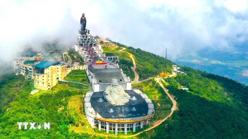 A view of Ba Den National Tourism Site in Tay Ninh