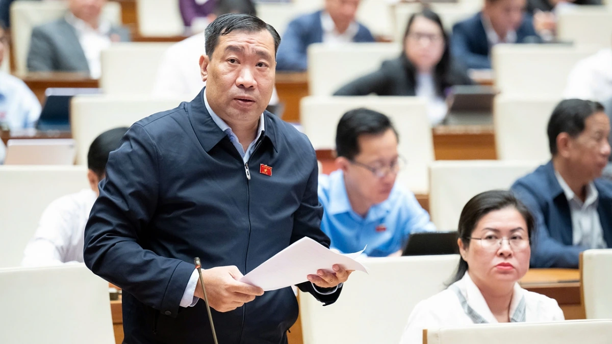 Đại biểu Thạch Phước Bình (đoàn Vĩnh Long)