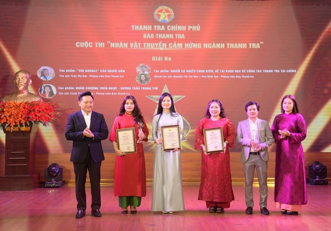 Lễ tổng kết và trao giải Cuộc thi "Nhân vật truyền cảm hứng ngành Thanh tra". (Ảnh: Trọng Phú)