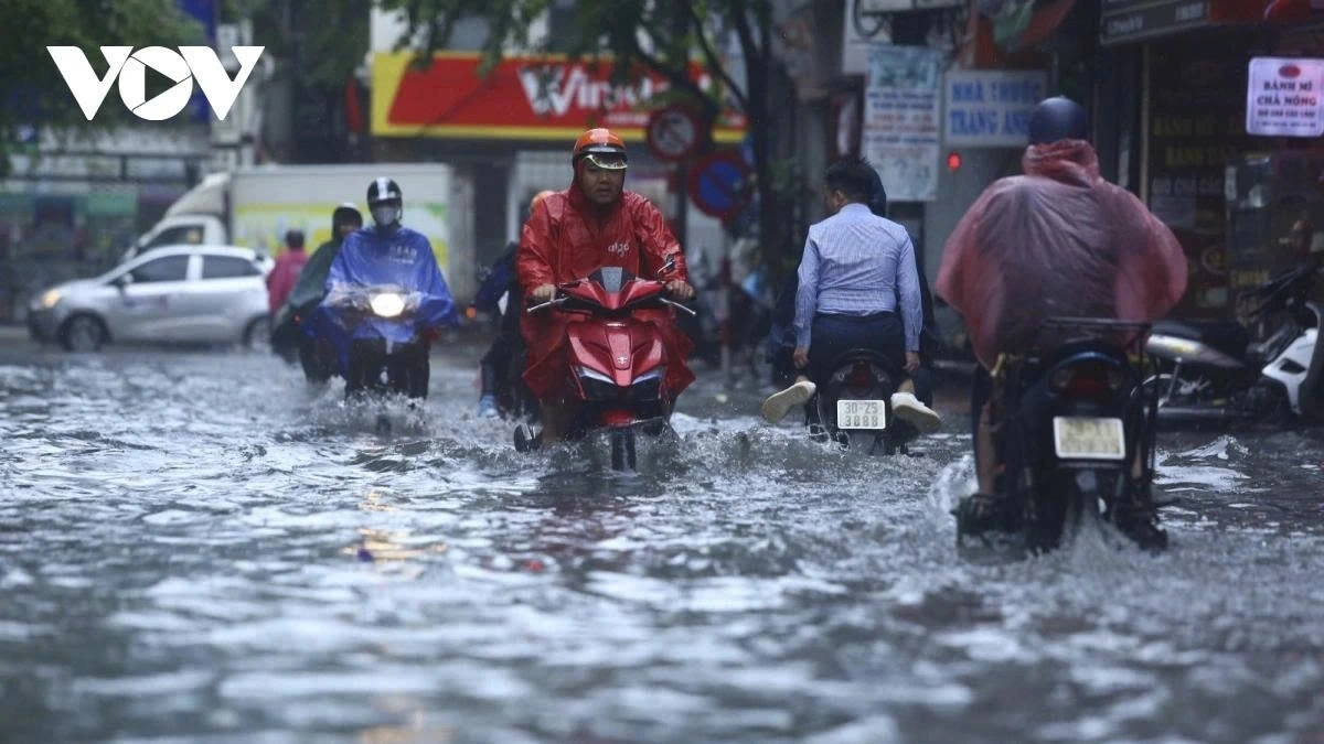 Bắc Bộ và Thanh Hoá có mưa to và dông