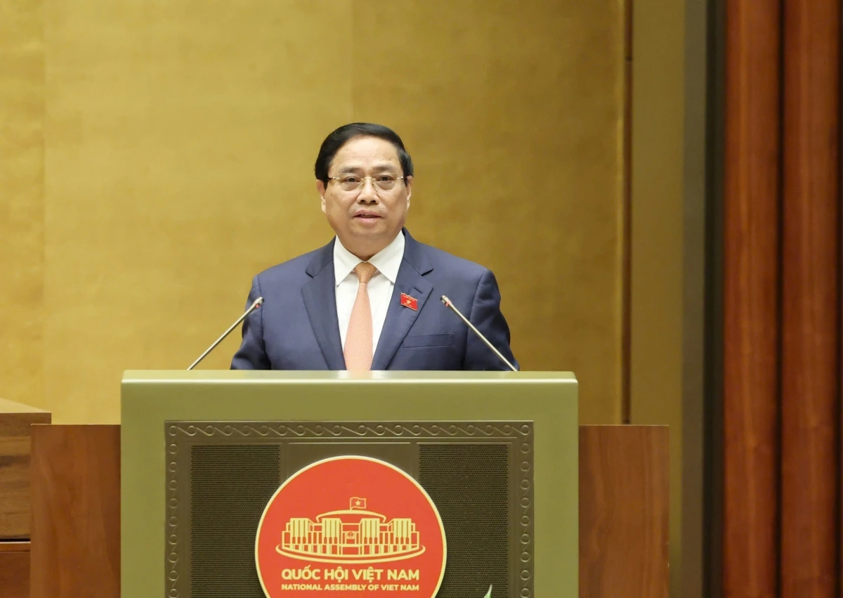 Thủ tướng Phạm Minh Chính báo cáo trước Quốc hội về kết quả thực hiện kế hoạch phát triển kinh tế - xã hội năm 2025 và 05 năm 2021-2025; dự kiến kế hoạch phát triển kinh tế - xã hội năm 2026.