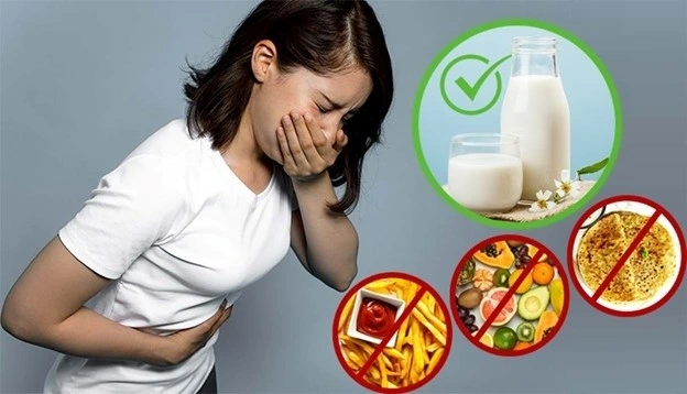 Nhiều thực phẩm không nên kết hợp với sữa. Ảnh: HTV