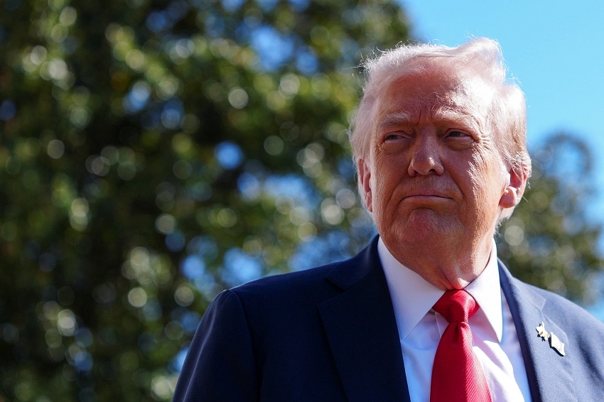 Tổng thống Mỹ Donald Trump cảnh báo Hamas sẽ bị xóa sổ hoàn toàn nếu không từ bỏ quyền kiểm soát Gaza. Ảnh: Reuters