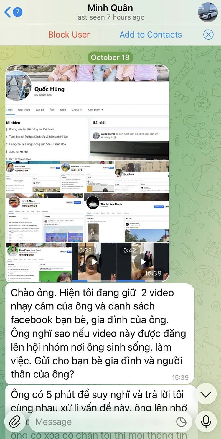 Ảnh từ facebook của anh Vinh